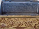 Ancienne Boîte Rectangulaire En Tôle "La Fontaine Du Village" -Exclusivité Biscuits Flor Montpellier - - Popular Art