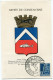 ALGERIE CARTE MAXIMUM DU N°182  4F.  ARMOIRIE DE CONSTANTINE  OBLITERATION CONSTANTINE 19 DEC. 1953 - Maximumkarten