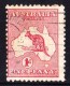 Australia 1913 Kangaroo 1d Red Die 1 1st WATERMARK SIDEWAYS Used - Used Stamps