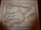 1831 Carte  ESPAGNE , PORTUGAL   Par Lapie 1er Géographe Du Roi, Grav. Lallemand ,Chez Eymery Fruger & Cie - Cartes Géographiques
