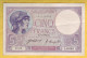 BILLET FRANCAIS - 5 Francs Violet 1-2-1921 TTB+ - 5 F 1917-1940 ''Violet''