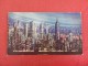 - New York> New York City > Manhattan  Night View Skyline Odd Size 3.8  X  5.8  ====    ====   Ref 1726 - Manhattan