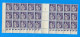 Feuille 27 Timbres Paix N° 363 - 55 Cts Violet - Ganze Bögen