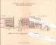 Original Patent - K. Eichhorn Und M. Liebig In Letmathe B. Iserlohn , 1882 , Rösten Von Zinkblende !!! - Historische Dokumente