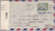 BERMUDA 1943-06-23 Hamilton Zensur Flugpost Brief Nach Dover Weitergeleitet Nach Mansfield Ohio - Bermudes