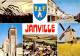 Belle   Cpsm       - Janville -  Divers Vues         F1232 - Autres & Non Classés