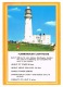 RB 1020 - 3 Lighthouse Postcards - Flamborough - Hartland Point &amp; Looe - Devon Cornwall &amp; Yorkshire - Lighthouses