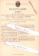 Original Patent - C. Werner Und K. Berg In Friedberg , Grossherzogth. Hessen , 1883 , Feuerung , Heizungsbau !!! - Friedberg