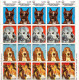 DOGS-PARAGUAY,COMPLETE SHEET , MNH - Cani