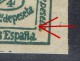 Dos Cuartillos 1877, Variedad Impresion , Num 173 * - Unused Stamps