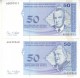 BOSNIA - HERZEGOVINA  SET 2 BANKNOTES   50 Cinvertible Pfeniga   P57 P58  ( 1998 ) - Bosnia Y Herzegovina