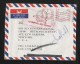 Pakistan To USA Returned To Sender Meter Franking Air Mail Postal Used Cover Reason For Non Delivery Postmark U S A - Pakistan