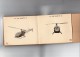 Carnet De Silhouettes D Avions  France  URSS  Grande Bretagne  USA  1950  Et Helicopteres - Other & Unclassified