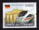 Delcampe - Comoros.Lot - 8 Stamps. MNH.  Transport. Trains.locomotive.ships.automotive.plane. ( 8 Scans ) - Comores (1975-...)
