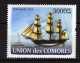 Delcampe - Comoros.Lot - 8 Stamps. MNH.  Transport. Trains.locomotive.ships.automotive.plane. ( 8 Scans ) - Comores (1975-...)