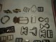 COLLECTION LOT DE BOUCLES DE CEINTURE ANCIENNE VINTAGE EN METAL 54 PIECES - Ceintures & Boucles