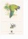 C1024 WWF VOGELS BIRDS OISEAUX AVES VÖGEL BLAUSTIRNAMAZONE SAINT-LUCIA 1987 PROOF EDITIONS - Autres & Non Classés