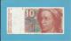 SWITZERLAND - 10 FRANCS - 1990 - Pick 53.h - Sign. 64 - Serie 90 P - Leonhard Euler - BANQUE NATIONALE SUISSE - Schweiz