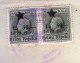 ITALIA - JUGOSLAVIA - SLOVENIA  - CERTIFICATO  POLICIA - PAZIN - ISTRIA - Bollo  L.  2x50 - Completo - 1946 - RARE - Revenue Stamps