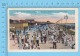 CPSM, Daytona Florida (used In 1936, Ocean Promenade Animated) Linen Postcard Recto/Verso - Daytona