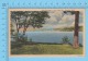 CPSM, Vermount  ( Used In 1954, Lake Bomossen In The Green MTS. Cover Chester Depot) Linen Postcard Recto/Verso - Autres & Non Classés