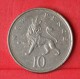GREAT BRITAIN  10  PENCE  1974   KM# 912  -    (Nº11263) - 10 Pence & 10 New Pence