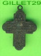 MÉDAILLE RELIGIEUSE - CROIX AVEC SACRÉ COEUR, VIERGE, JÉSUS, SAINT JOEPH - JE SUIS CATHOLIQUE EN CAS D'ACCIDENT DEMANDÉ - Religion & Esotérisme