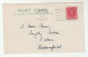 1935 BARROW Pmk COVER Card Re METEOROLOGY Report RAMPSIDE HALL THUNDERSTORM Gb Gv Stamps - Climate & Meteorology