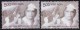 2 Diff., Shades / Variety, India MNH 2005, Abdul Qaiyum Ansari, Patriot, Social Reformer, Flag, - Errors, Freaks & Oddities (EFO)