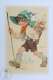 Old Illustrated Postcard - Kid With Flowers On Back, Signed Hausen Lungers - Hausen, Lungers