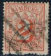 2 Shilling Orangerot - Hamburg Nr. 13 Mit Balken- Und Ortsstempel - Pracht - Hambourg