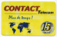 GUADELOUPE CONTACT TELECOM Ref MV CARD ANTF CT3 15€ - Antilles (French)