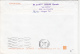 14148- COAT OF ARMS, STAMPS ON COVER, STAMPS MUSEUM FLAMME, 2001, MONACO - Covers & Documents