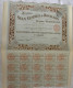 Titre 1911 Société Des SELS GEMMES & HOUILLES De La Russie Méridionale Action De 250 Francs 35 Coupons - - Russia