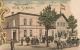 ALTE LITHO POSTKARTE GRUSS AUS GEISTINGEN HENNEF RESTAURANT WILHELM SCHMITZ KRANKENHAUS PASTORAT DREI KAISER EICHE AK - Hennef