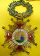 Somptueuse Décoration Ordre Isabelle La Catholique Fondé Roi Ferdinand VII 1815 Modifié 1847 Espagne Espana Et Son Ruban - Avant 1871