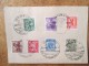 Entier Postal Avec 7 Timbres De Berlin - Postkarten - Gebraucht