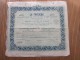 1939 ACTION Certificat Nominatif D'inscription  -La FONCIERE Cie Anonyme Assurances Contre L'incendie Capital 15 000 Fr. - Banque & Assurance