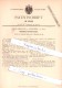 Original Patent - I. Liefmann In Oberstein A. D. Nahe , 1880 , Selbstthätige Achatbohrmaschine , Idar-Oberstein !!! - Idar Oberstein