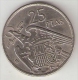 *spain  25 Pesetas  1957  (68)    Km 787  Xf - 25 Pesetas