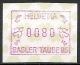 Suisse Schweiz Svizerra Switzerland 3 Timbres D´automates 1995 Zumstein** No 10 Basler Taube 95 - Timbres D'automates