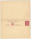 Zanzibar 1895 Postal Stationery Correspondence Card With Reply Card - Zanzibar (...-1963)