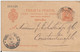 ESPAGNE - 1902 - CP ENTIER POSTAL De BARCELONA ESTAFETA ! => CONSTANTINOPLE (BUREAU ALLEMAND EN TURQUIE) !! - 1850-1931