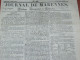 MARENNES  1848 /1849 / 1850 / JOURNAL LOT 5 NUMEROS / FEUILLE COMMERCIALE / AFFICHES ET LITTERAIRE - 1800 - 1849