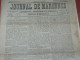 MARENNES   / 1857 /  1858 /1860 /  JOURNAL LOT 5 NUMEROS / FEUILLE COMMERCIALE / AFFICHES ET LITTERAIRE - 1800 - 1849