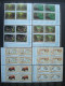 RWANDA + SENEGAL / 2 SETS In BLOCS Of 4 / MNH ** / WILD FAUNA / APES FELINES / BUZIN ASLAM Singes Félins - Verzamelingen