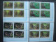 RWANDA + SENEGAL / 2 SETS In BLOCS Of 4 / MNH ** / WILD FAUNA / APES FELINES / BUZIN ASLAM Singes Félins - Colecciones