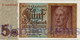 GERMANY 5 REICHMARK 1942 PICK 186a UNC - Andere & Zonder Classificatie