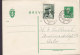 Norway Uprated Postal Stationery Ganzsache Entier SØRLANDSBANEN 1946 To OSL Nasjonalhjelpen Stamp (2 Scans) - Postal Stationery