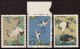 PRC China 1962   S48 Red-Crowned Cranes Compleste Set MNH - Nuevos